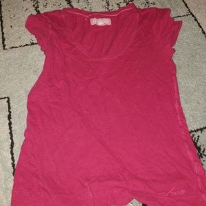 Aeropostale hot pink shirt